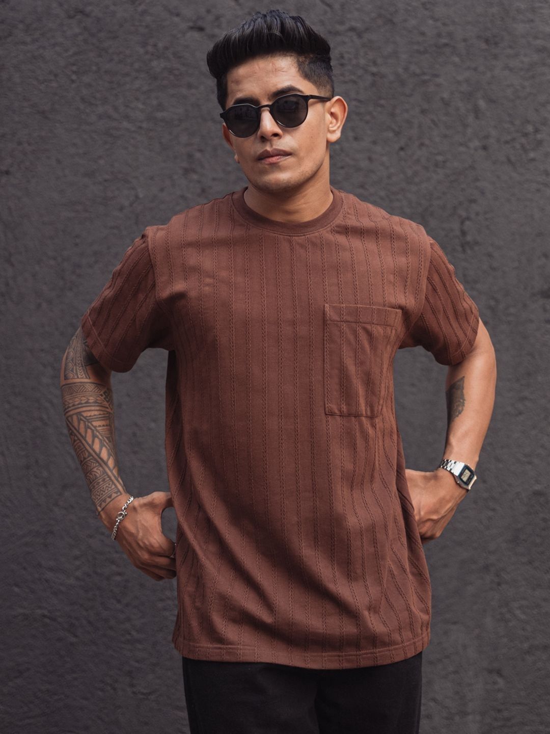 Powerlook Men Pockets T-shirt