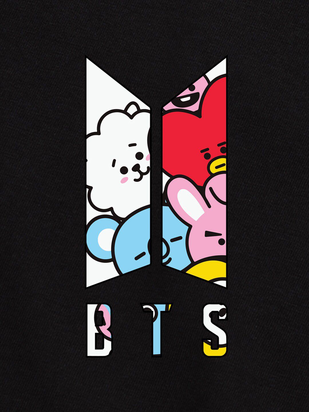 Bewakoof Black Graphic Printed Round Short Sleeves Neck Pure Cotton T-shirt