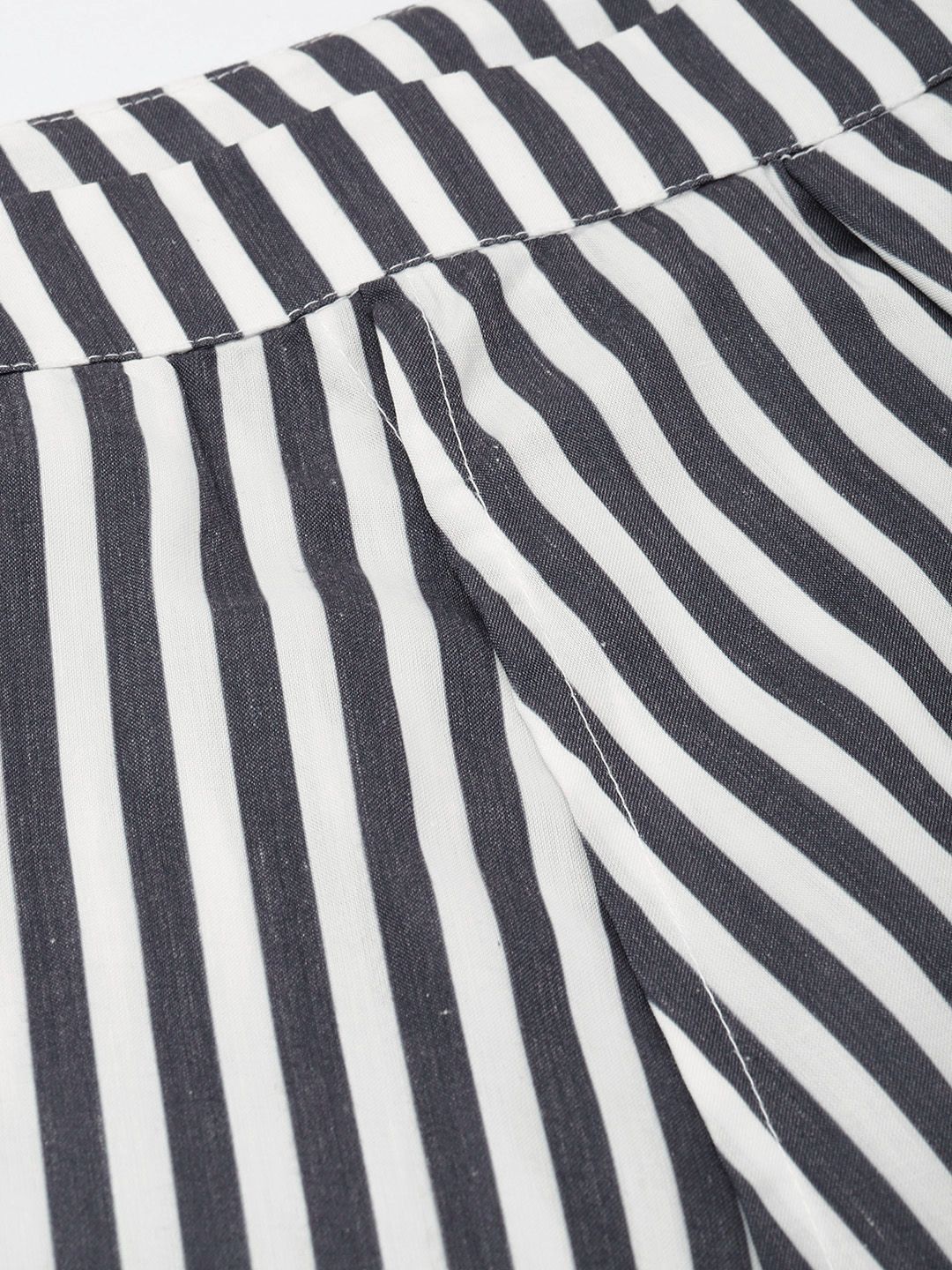 DressBerry The Y2K Stripe Remix Angular Accents Midi Skirt