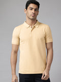 Park Avenue Solid Polo Collar T-shirt