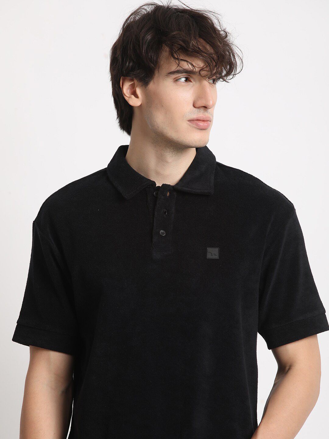 THE BEAR HOUSE Polo Collar Cotton T-shirt