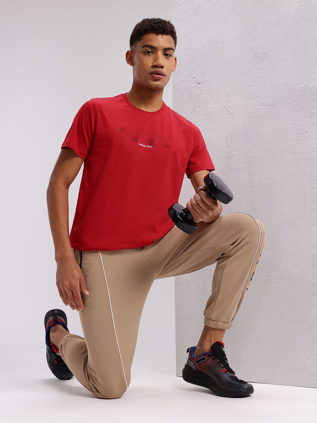 HRX by Hrithik Roshan Men Brand Logo Printed T-shirt