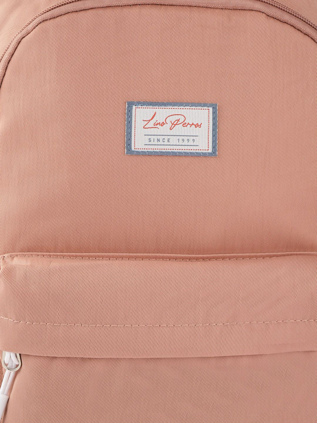 Lino Perros Women Pink Solid Laptop Backpack