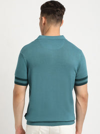 THE BEAR HOUSE Polo Collar Short Sleeves Cotton T-shirt