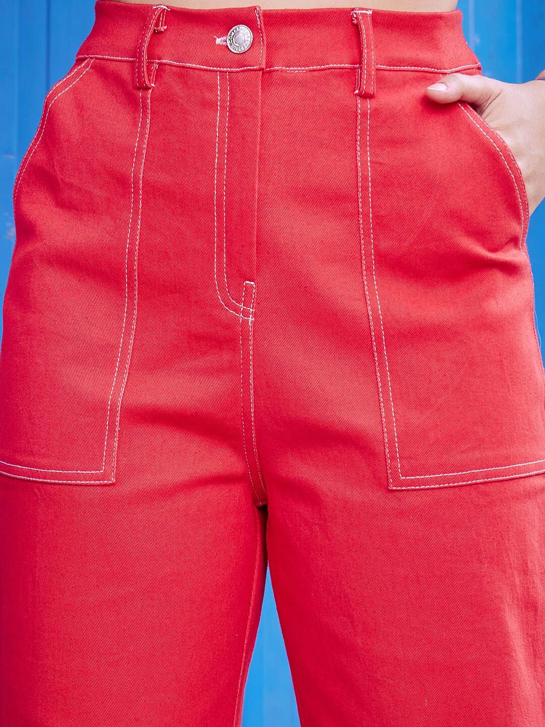 Athena Women Straight Fit Trousers