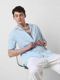 VASTRADO Men Classic Opaque Striped Casual Shirt