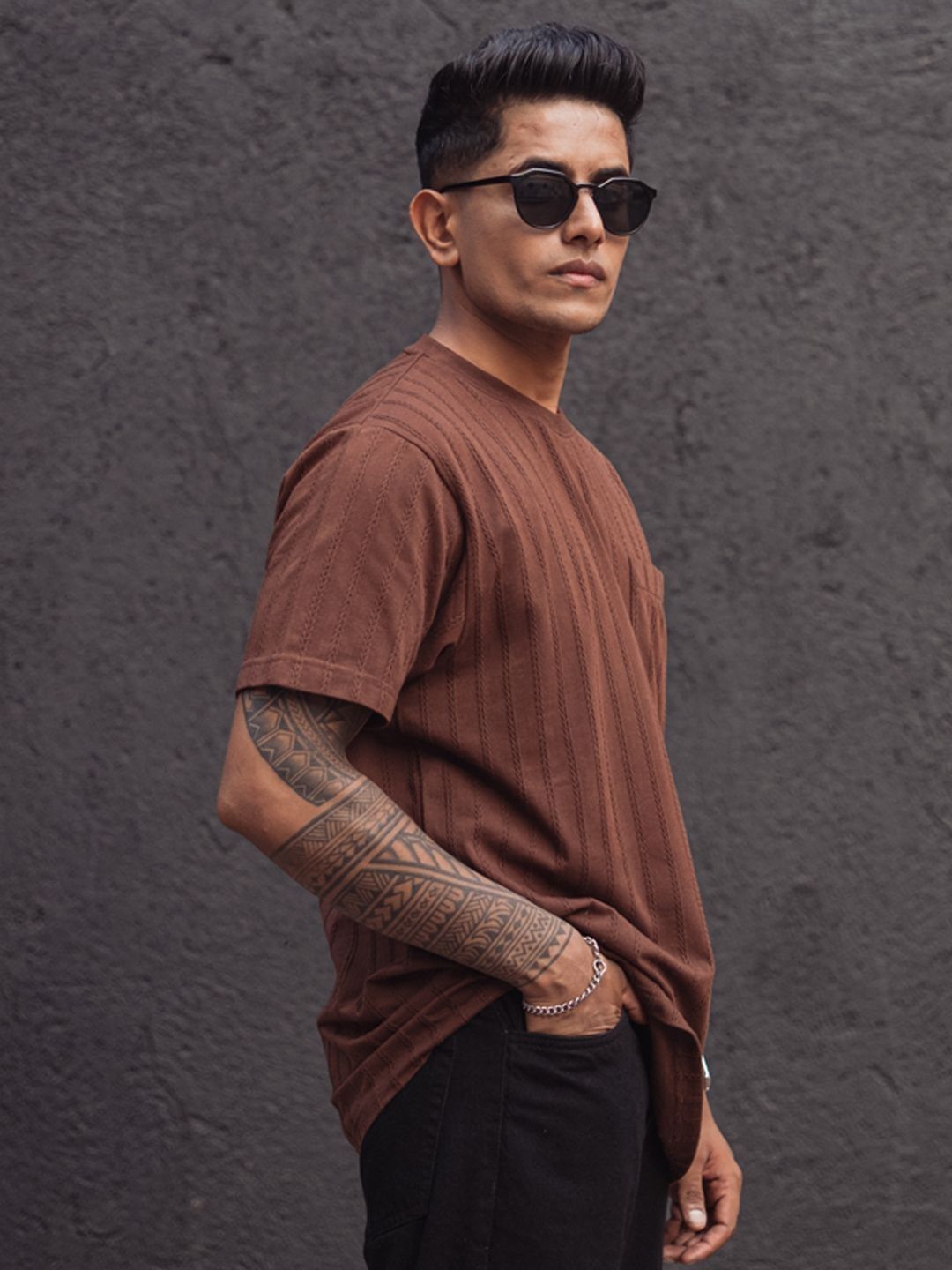 Powerlook Men Pockets T-shirt