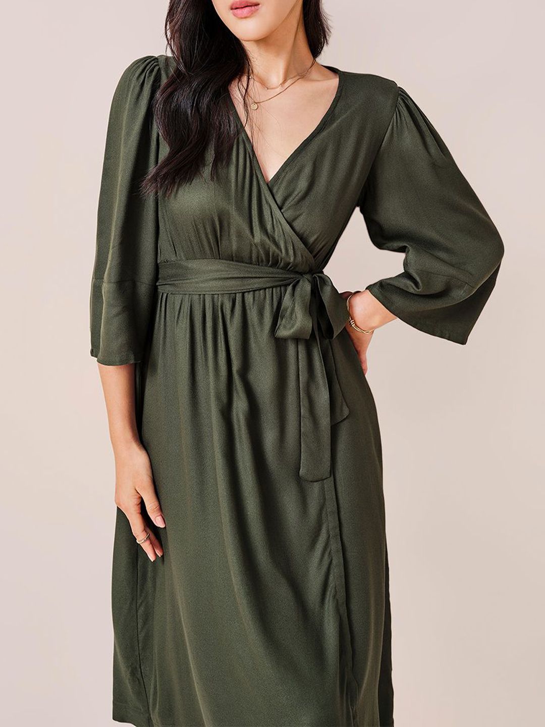 AND Regular Sleeve Midi Dress