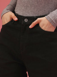 DressBerry Women Mom Fit High-Rise Stretchable Jeans