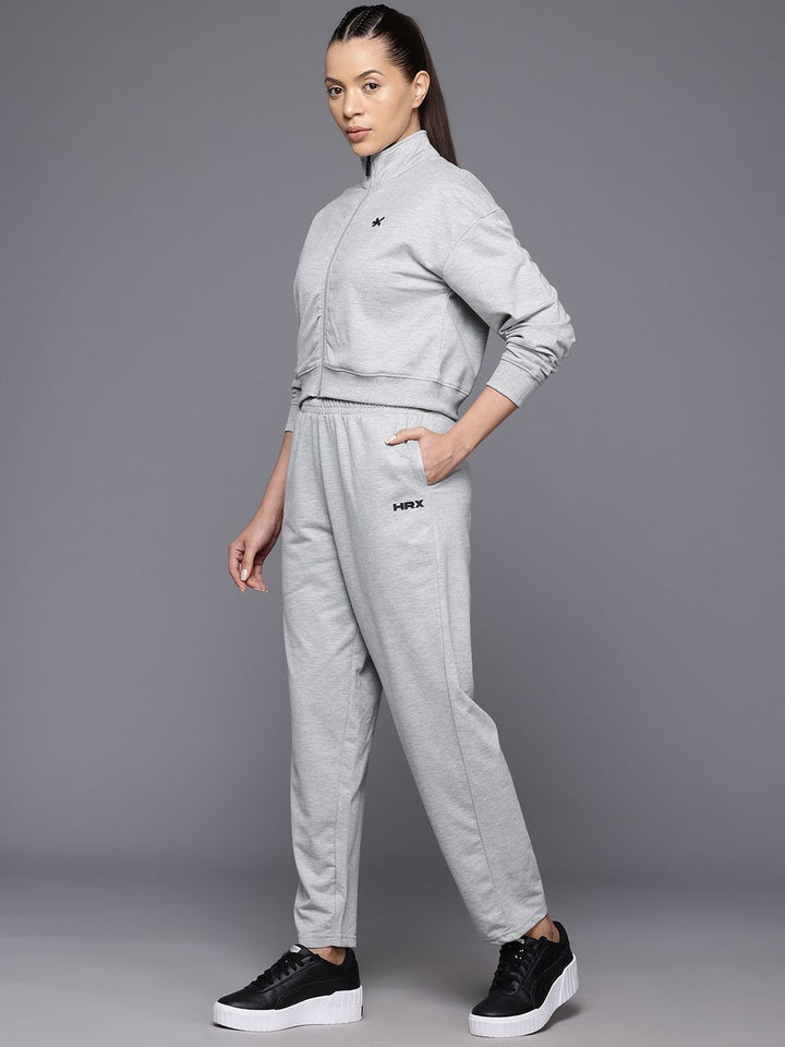 HRX by Hrithik Roshan Brand Logo Detail Lifestyle Zip-Up Tracksuit