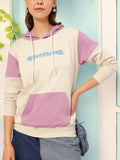 DressBerry Colourblocked Hooded SweatShirt