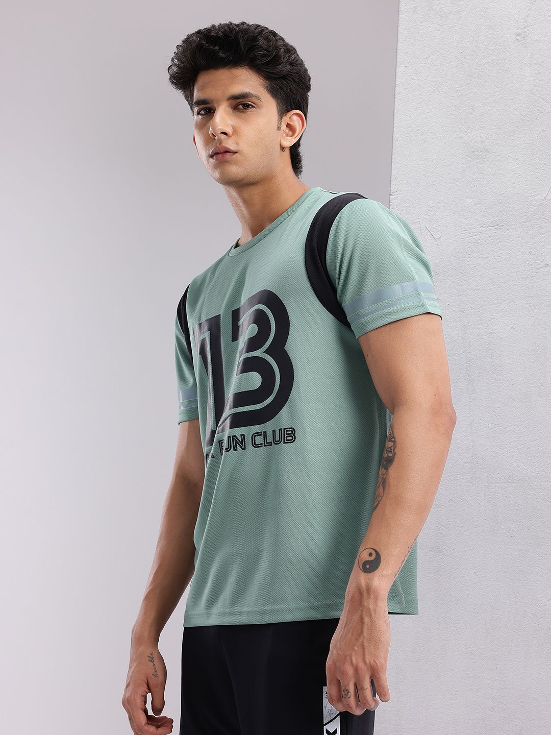 HRX by Hrithik Roshan Men Typography Printed Rapid-Dry Running T-shirt