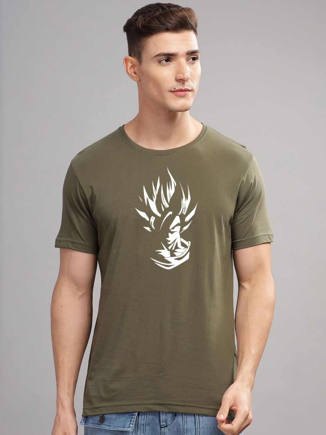 ADRO Men Typography Printed Raw Edge T-shirt