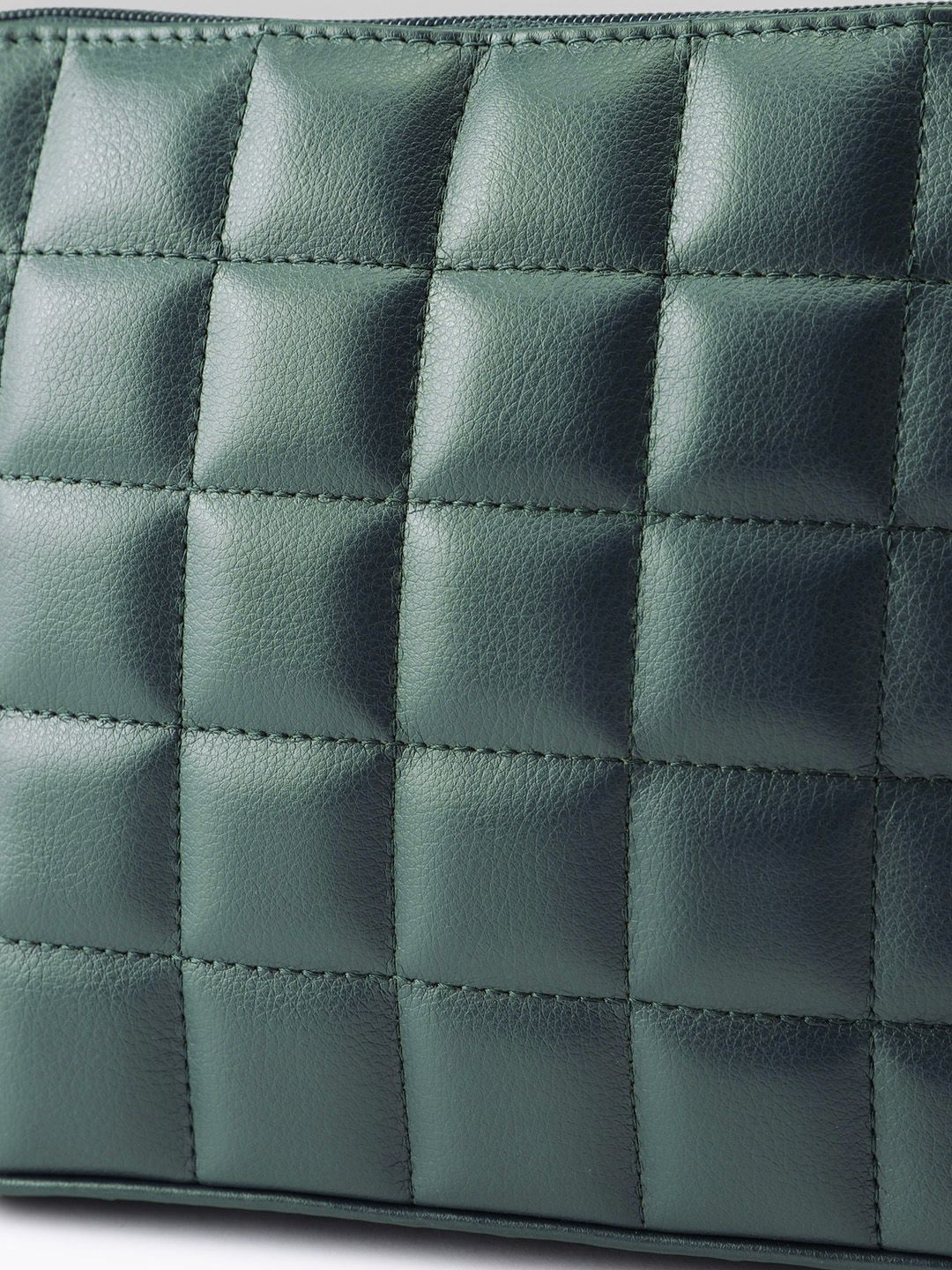 DressBerry Checked Structured Quilted Sling Bag