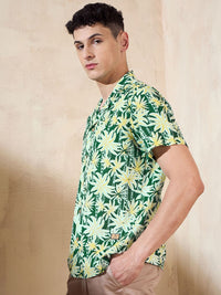 DENNISON Floral Printed Oversized Casual Shirt