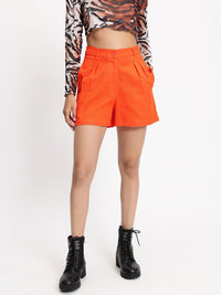 DressBerry Women Bright & Breezy Pleated Shorts