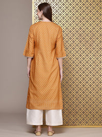 House of Pataudi Geometric Printed Sequinned Jashn Kurta