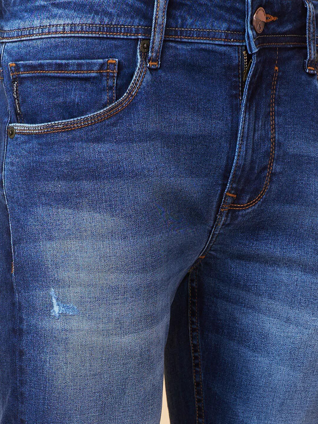 Being Human Men Mildly Distressed Heavy Fade Jeans