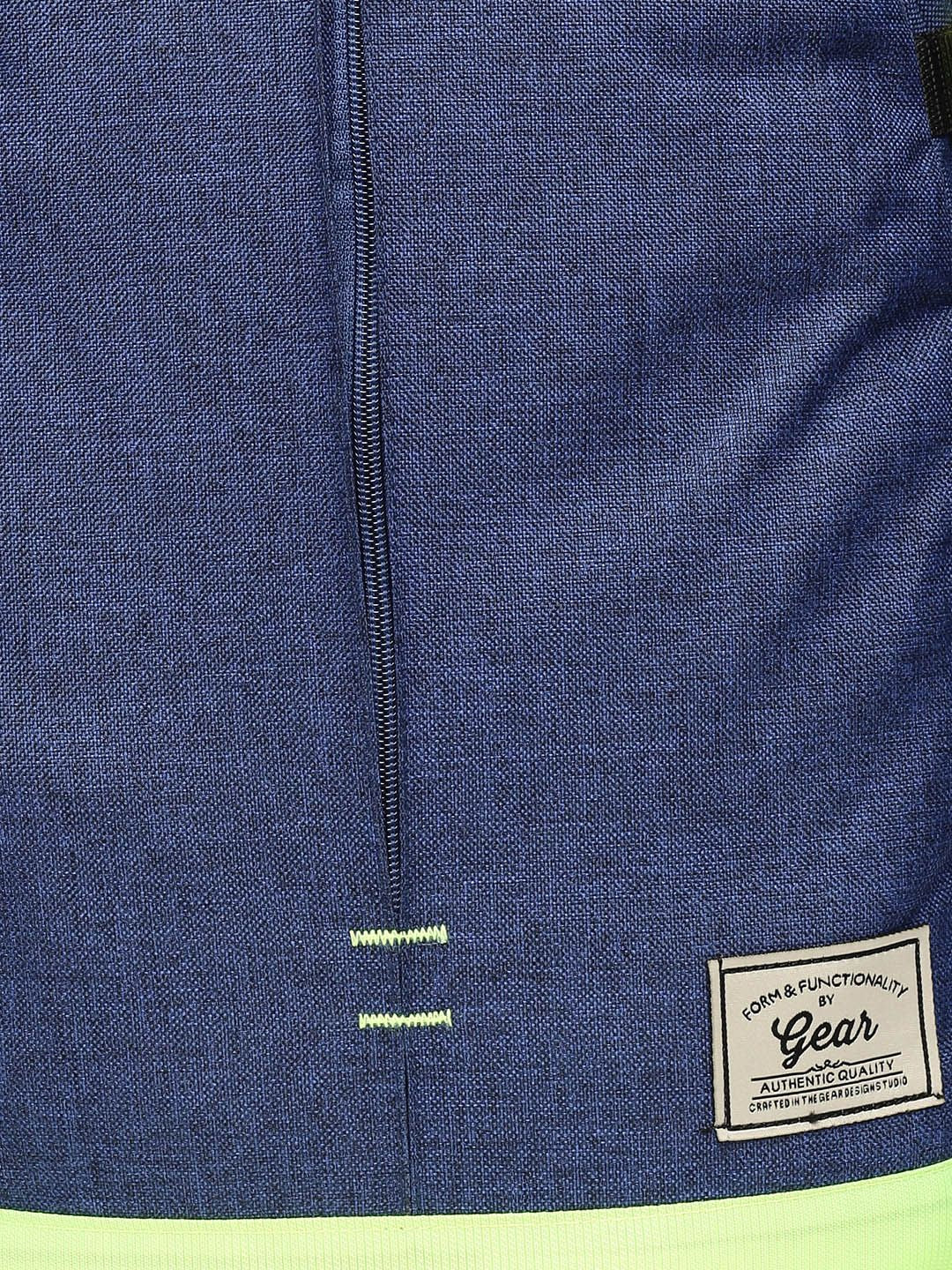 Gear Unisex Blue Solid Backpack