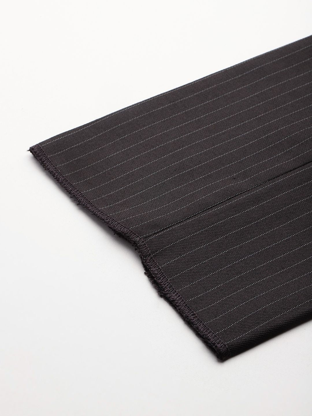 Raymond Men Striped Slim Fit Formal Trousers