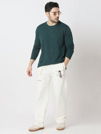 SPYKAR Men Solid Round Neck Cotton T-shirt