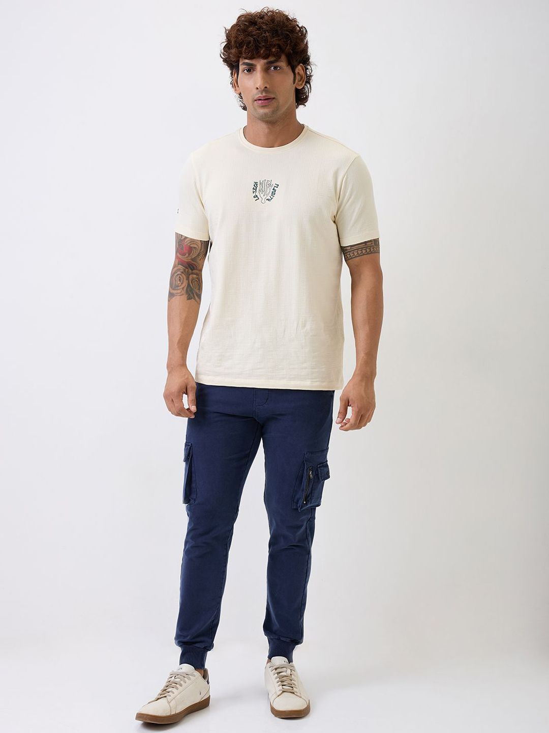 SPYKAR Men Straight-Fit Joggers