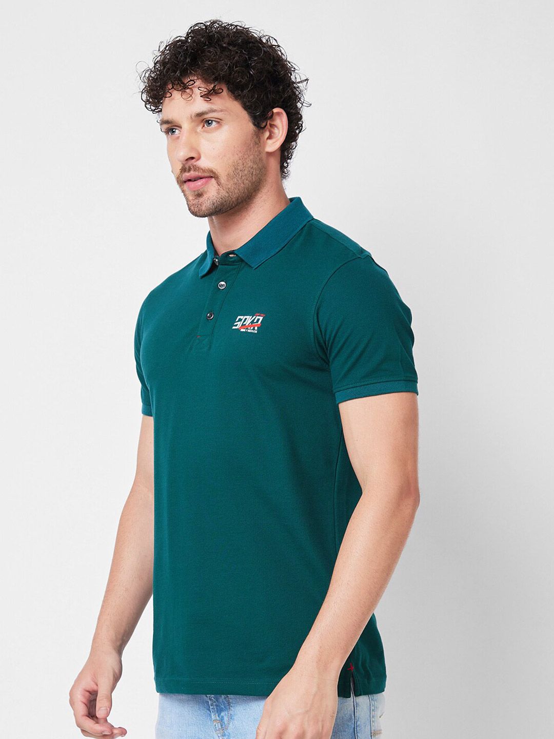 SPYKAR Polo Collar Slim Fit T-shirt