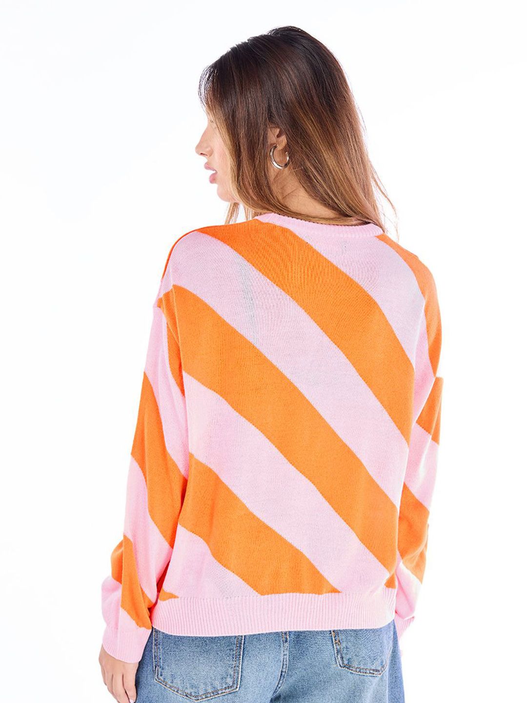 Bewakoof Women Striped Pullover