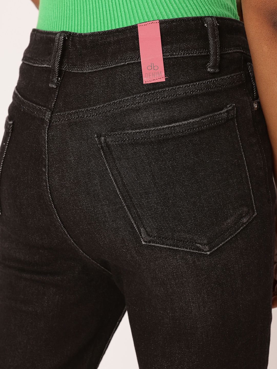 DressBerry Women Soft Edge Skinny Fit Low Distress Light Fade Stretchable Frayed Jeans