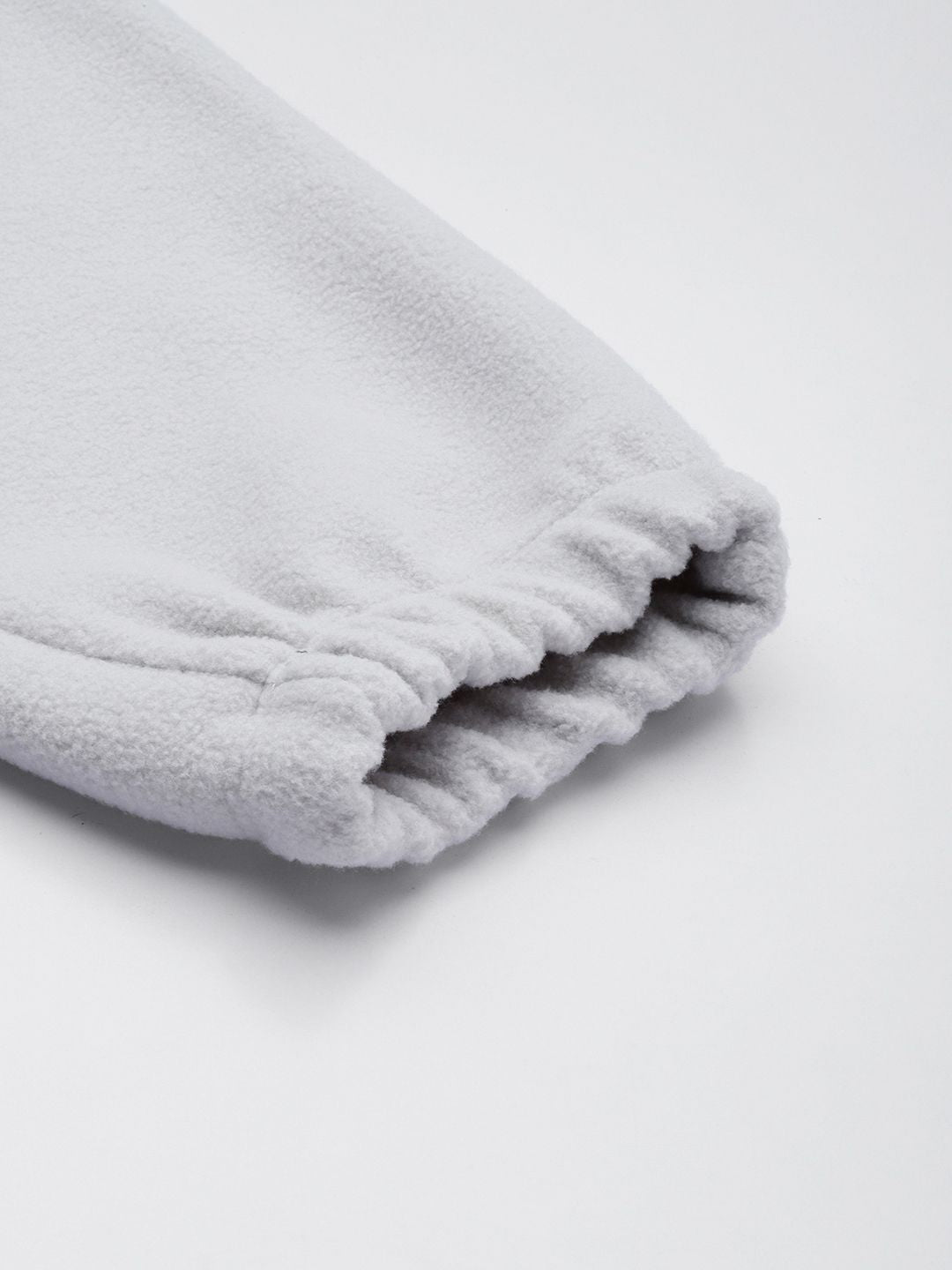 Mr Bowerbird Men Grey Melange Pile Fleece Joggers