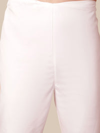 Jompers Geometric Embroidered Thread Work Pure Cotton Kurta With Pyjamas