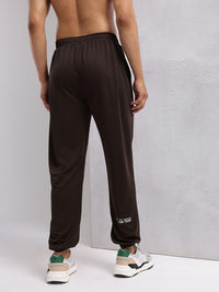 HRX by Hrithik Roshan Men Typography Print Mid-Rise Rapid-Dry Training Joggers