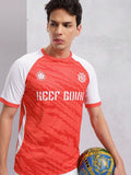 HRX by Hrithik Roshan Brand Logo Printed Football T-shirt