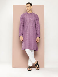 See Designs Men Embroidered Sequinned Kurta with Pyjamas