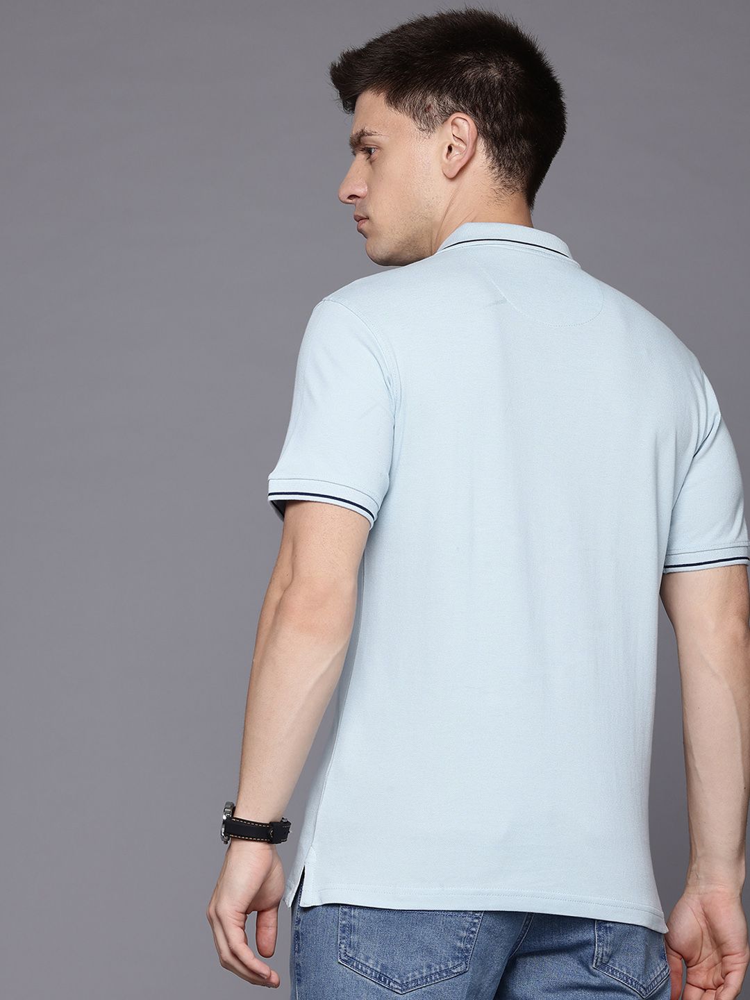 Raymond Modern Fit Pure Cotton Polo T-shirt