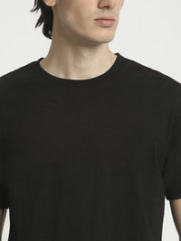 The Bear House Men Solid Round Neck Tshirt