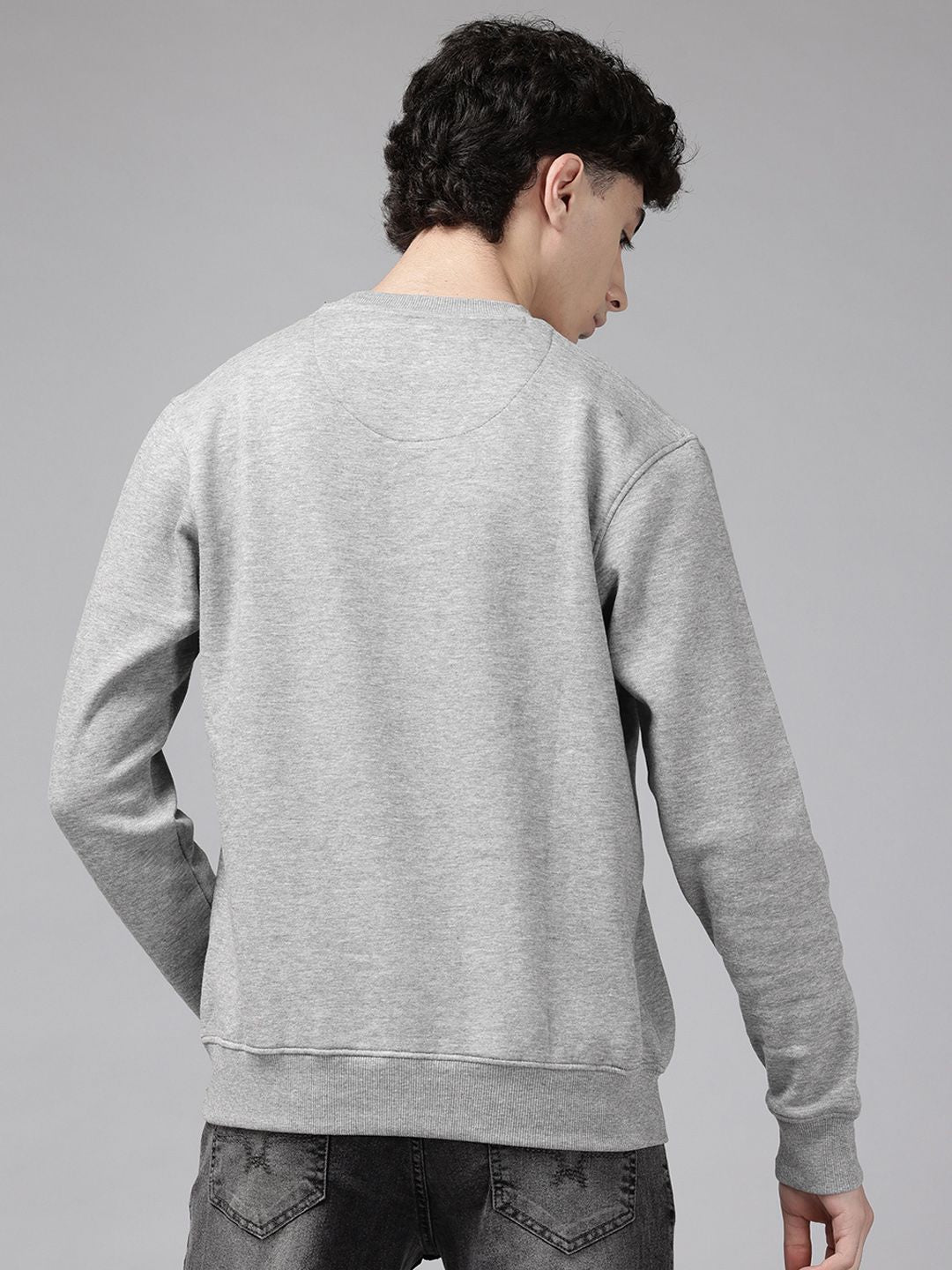 Park Avenue Brand Logo Printed Pullover Sweatshirt