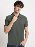 THE BEAR HOUSE Polo Collar Pure Cotton Slim Fit T-shirt