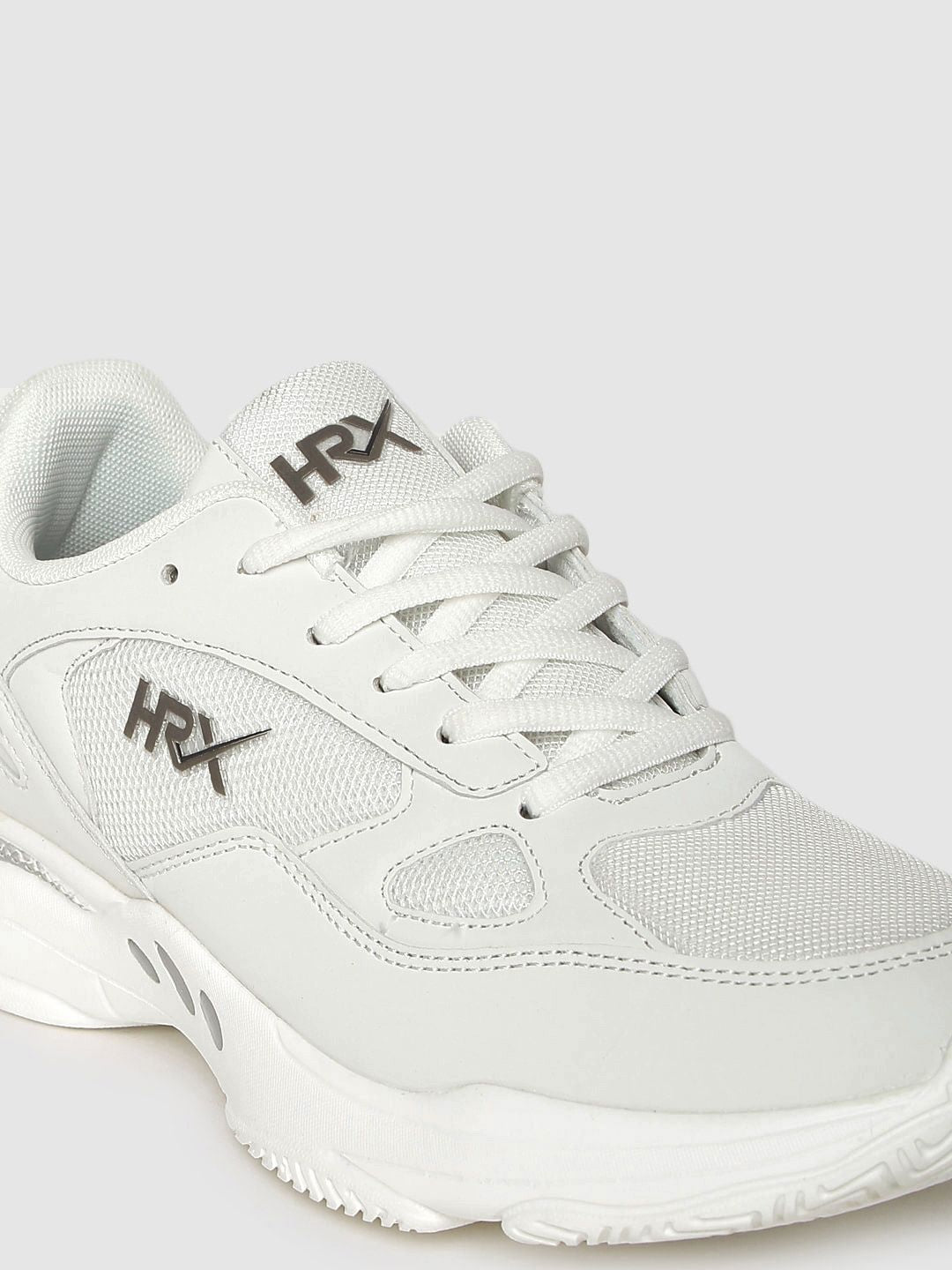 HRX by Hrithik Roshan Men White Solid Chunky Sneakers