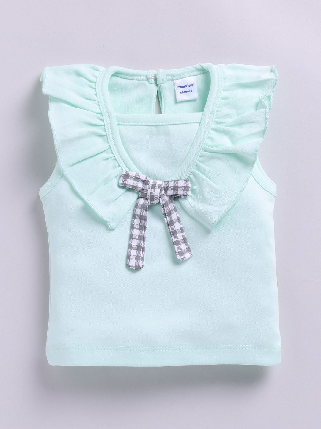 Moms Love Infant Girls Pure Cotton Top with Shorts