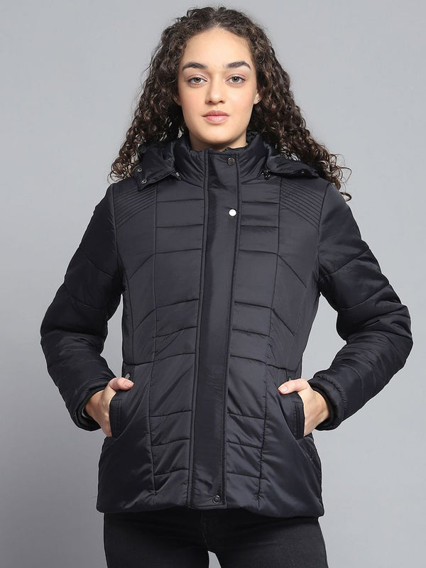 Monte Carlo Women Hooded Solid Casual Lightweight Padded Jacket