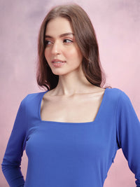 DressBerry Square Neck A-Line Dress