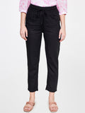 AND Women Tapered Fit Cigarette Trousers