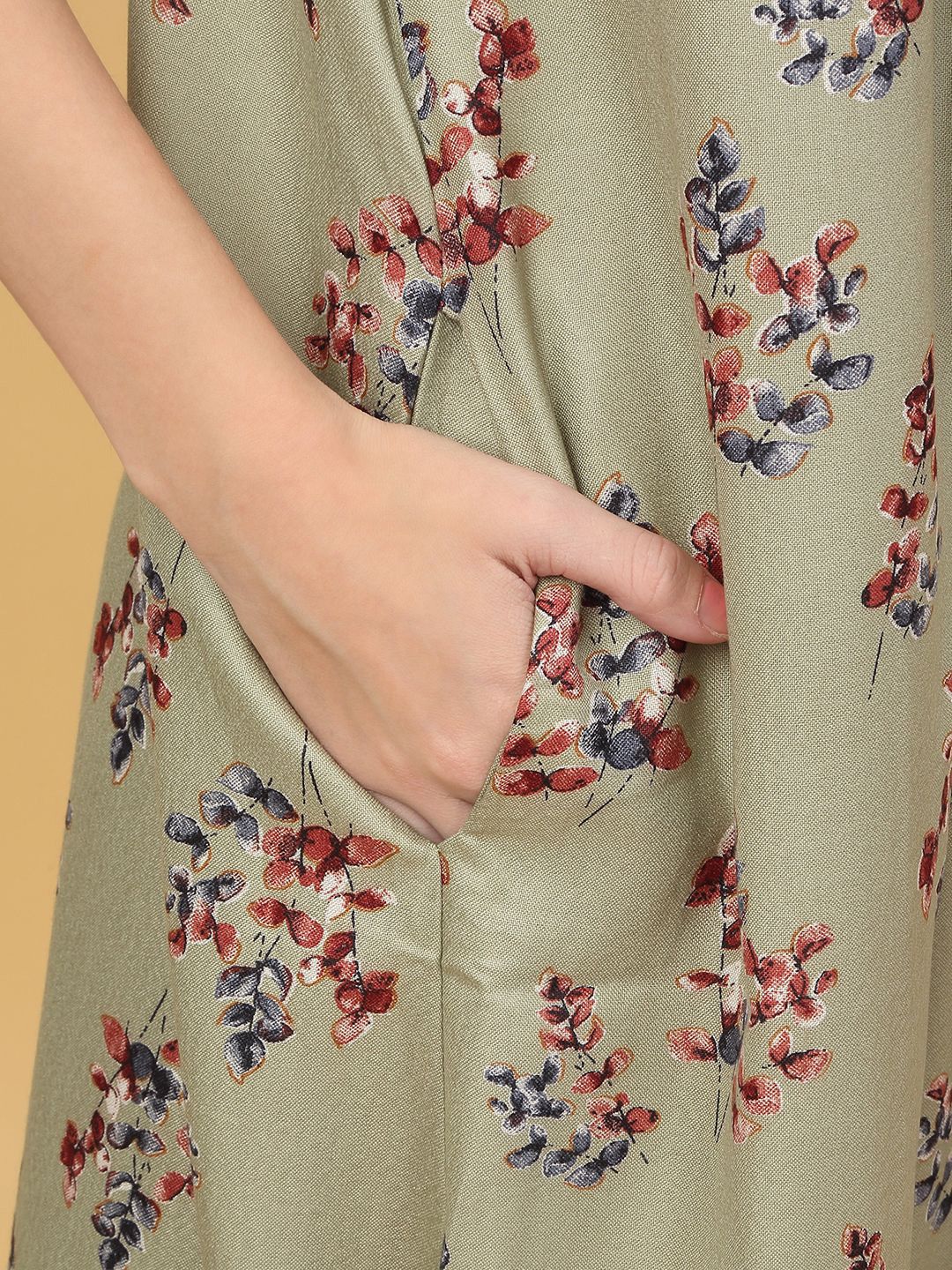 Sweet Dreams Printed pure cotton Maxi Nightdress