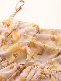 all about you Floral Print Cut-Out Maxi Dress