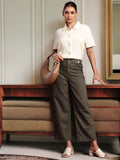 all about you Women Wide Leg High-Rise Stretchable Jeans