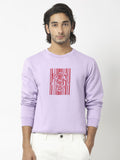 RARE RABBIT Men Pysde Graphic Print Logo Sweatshirt