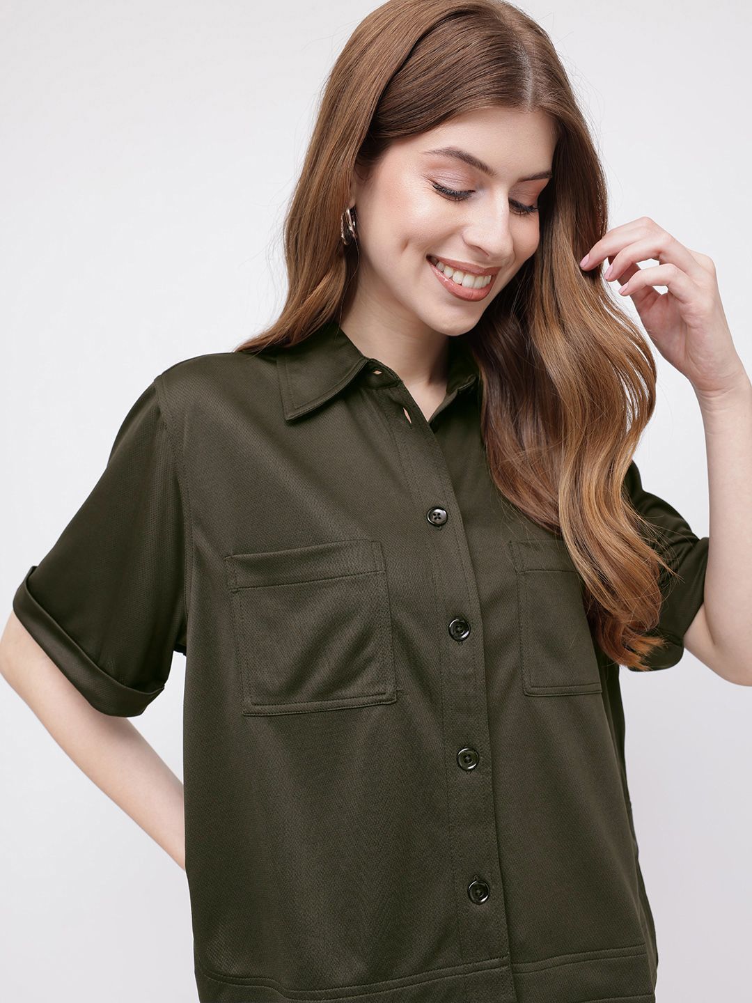 DressBerry Hemline Hero High-Low Pocket Play Shirt