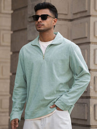 Powerlook Men Solid Polo Collar T-shirt