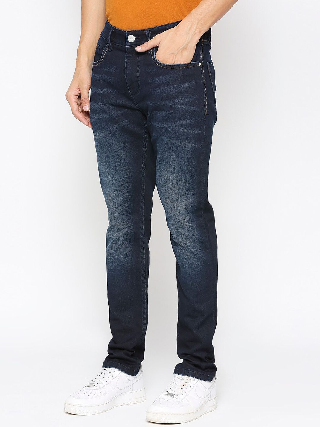 Being Human Men Slim Fit Clean Look Heavy Fade Jeans